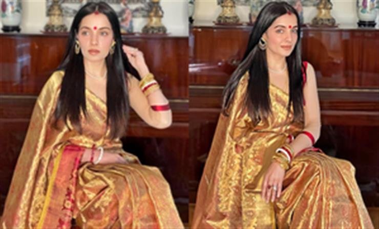 Celina Jaitly reflects on how her father was away on duty during Karwa Chauth