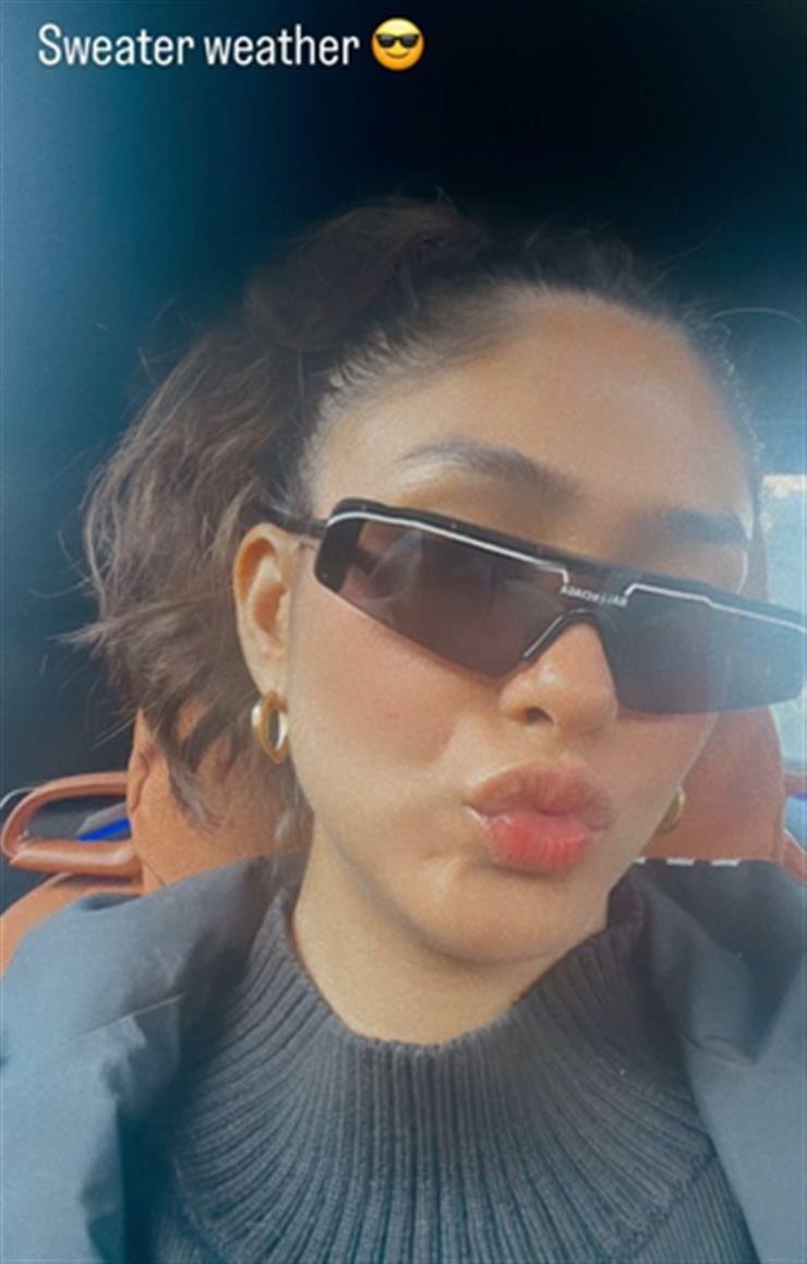Mrunal Thakur seen enjoying the ‘sweater weather'