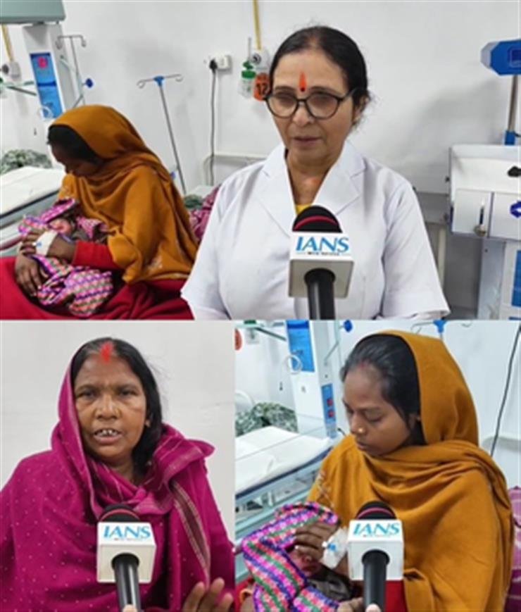 Temporary hospital in Maha Kumbh Mela area sees first birth of baby