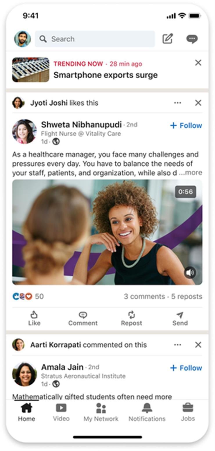 LinkedIn tests ‘news banner' feature for working professionals in India