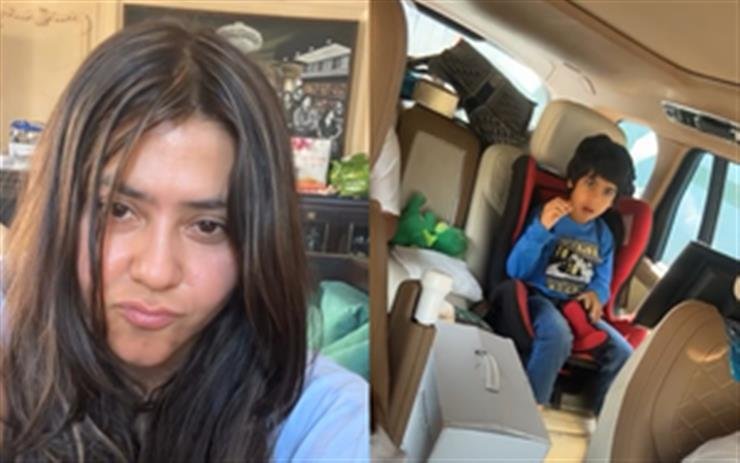 Ekta Kapoor shares adorable 'Nikamma Kiya' moment with son Ravie