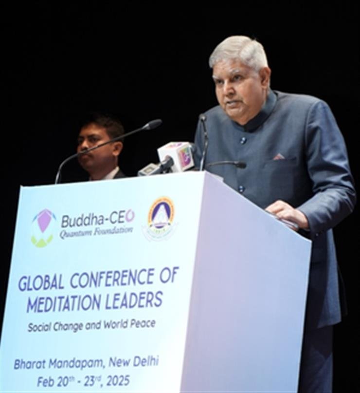 Meditation food for soul, necessity for global peace: Jagdeep Dhankhar