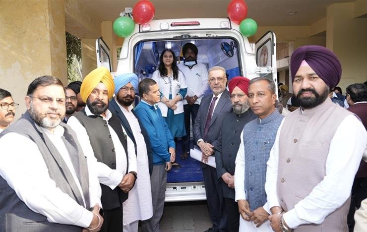 Punjab health minister launches 10 new mobile medical units to boost rural healthcare access