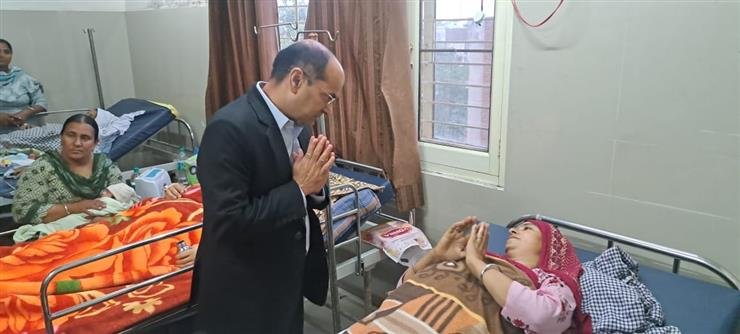 Principal Secretary Health Kumar Rahul visits Sangrur Civil Hospital