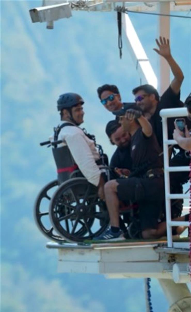 Gautam Adani hails wheelchair-bound employee's courage for attempting bungee jumping