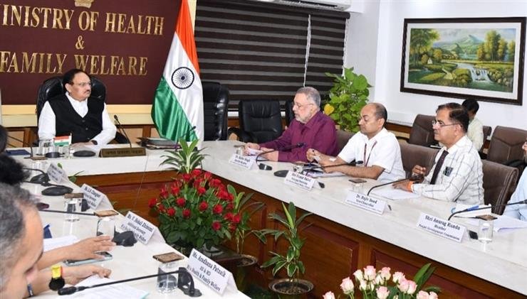 Punjab Health Minister Calls Upon Union Minister J.P Nadda