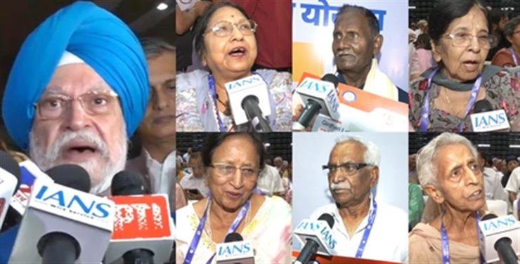 Union Minister hails launch of Ayushman Vay Vandana Card in Delhi, elderly thank govt