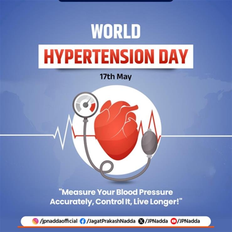 Embrace healthy lifestyle, eat balanced diet, monitor timely to control hypertension: Nadda