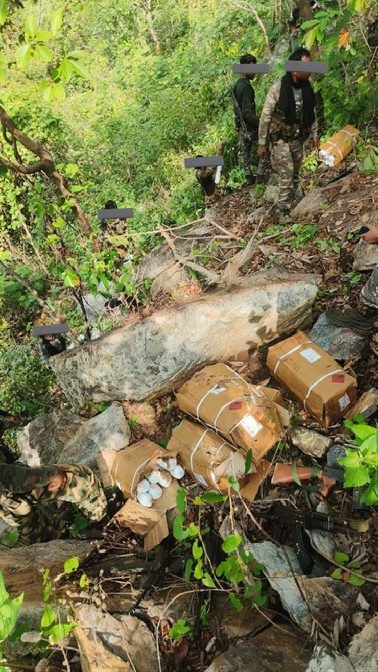 Explosives looted by Maoists in Odisha recovered from Jharkhand's Saranda Forest