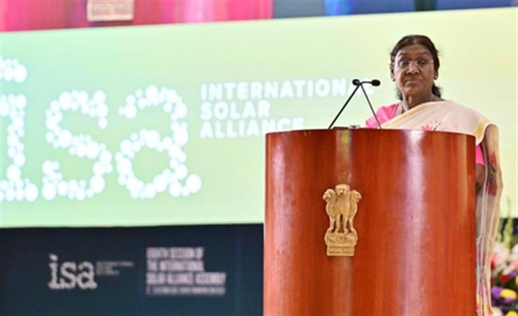 India aims to become global solar energy hub by 2050: President Droupadi Murmu