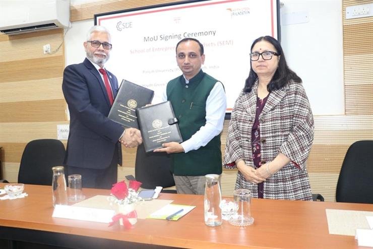 Panjab University partners UK foundation to launch School of Entrepreneurial Mindset, digital innovation courses
