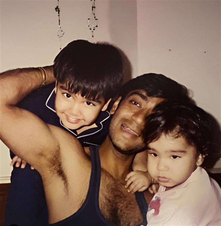 Ajay Devgn gives nephew Aaman Devgan a fun ‘diet advice' on birthday, shares throwback pic